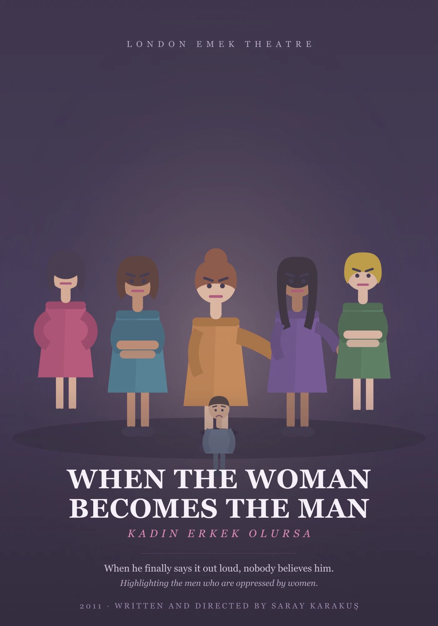 When the Woman Becomes the Man poster