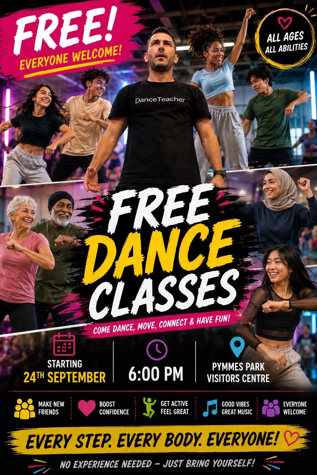 Free Dance Classes poster
